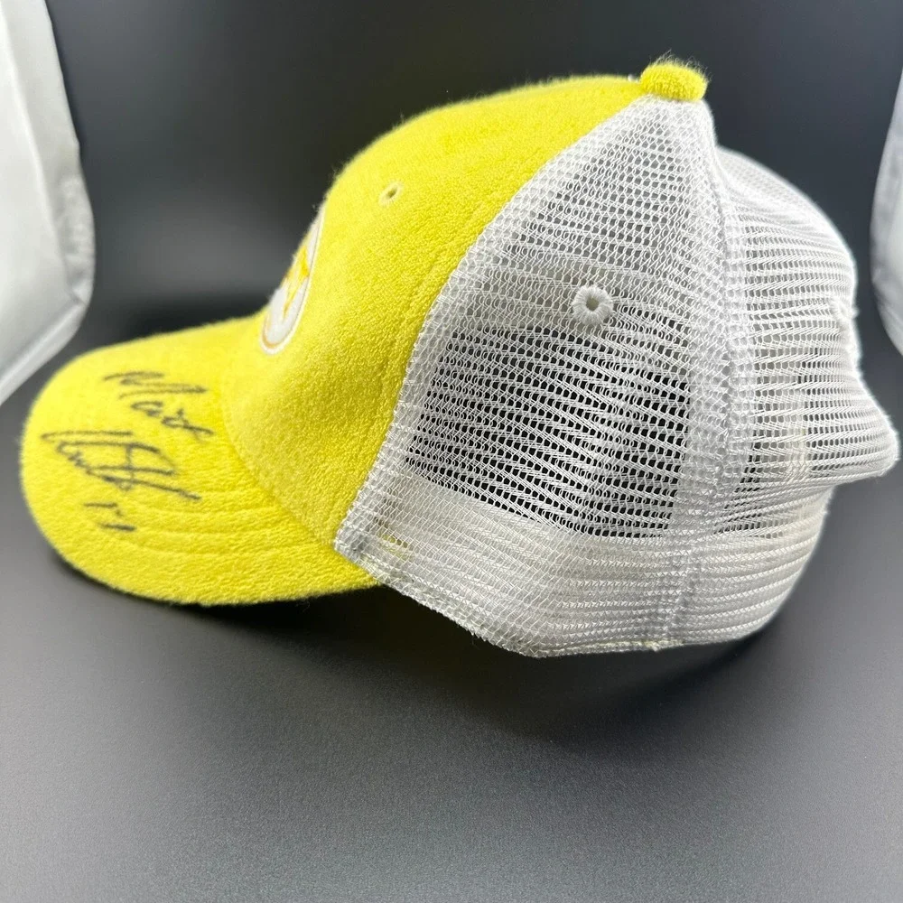Matt Kenseth 17 Signed Roush Racing NASCAR Trucker Hat Team Caliber Cap